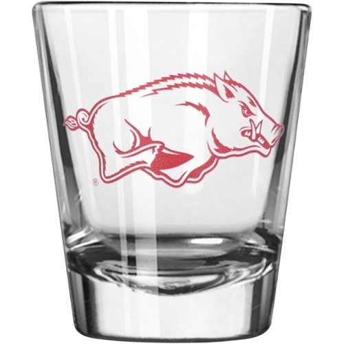 Logo Brands - Arkansas Razorbacks 2oz. Team Game Day Shot Glass - Multicolor-Front_Standard 