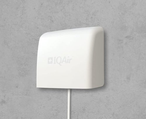 IQAir AirVisual Outdoor Air Quality Monitor, Detects PM1, PM2.5, PM10, CO2, Temperature, Humidity; Wi-Fi, LAN, German Made - white HOW TO BUY