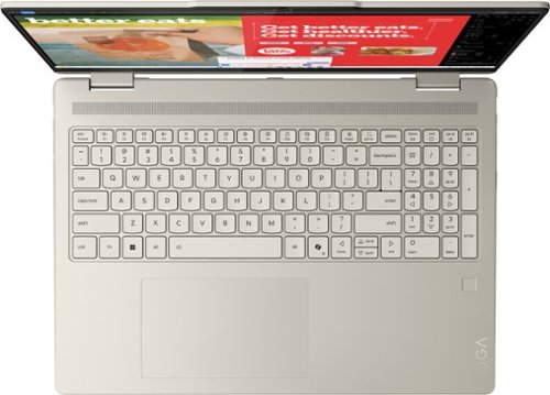 Lenovo Yoga 7 2-in-1 - Copilot+ PC - 16 2K LCD Touchscreen Laptop - AMD Ryzen AI 5 340 - 16GB Memory - 512GB SSD - Seashell SHOP ONLINE