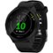 Garmin - Forerunner 55 GPS Smartwatch 42mm Fiber-Reinforced Polymer - Black - (2021)-Front_Standard