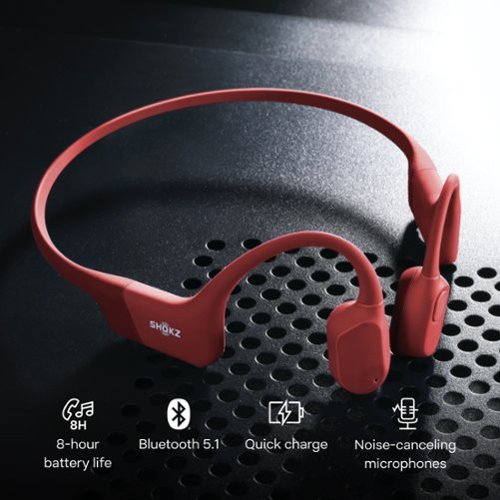Shokz OpenRun Wireless Bone Conduction Open Ear Bluetooth