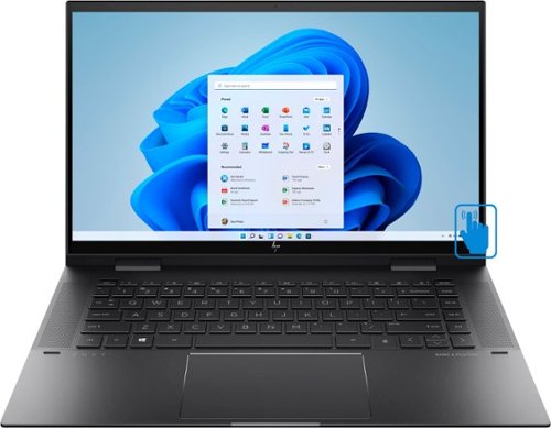 HP - Refurbished Excellent - Envy x360-15 Home & Business 2-in-1 15.6" Laptop (AMD Ryzen 5 5500U 6-Core, 16GB RAM, 512GB PCIe SSD, Win11 Pro) - Nightfall Black-Front_Standard 