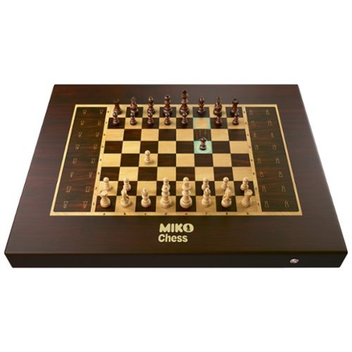 Miko - Your Ultimate AI Chess Companion | World's Smartest Electronic Chess Board with Self Moving Pieces - Rosewood-Front_Standard 