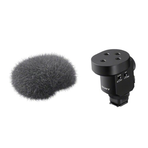 Sony Digital Shotgun Microphone ECM M1 with Triple Shoe Bracket