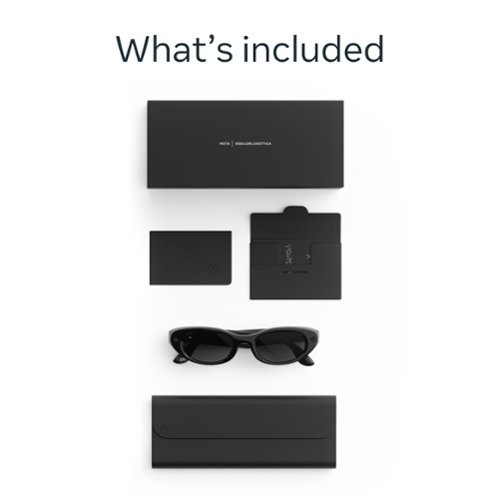 Meta Starfire Kylie Edition - Smart AI glasses for Women, Men - Meta AI, 12MP Camera, Live Translate -Transitions Grey Lenses - Classic Black BUY IN MIDDLE EAST