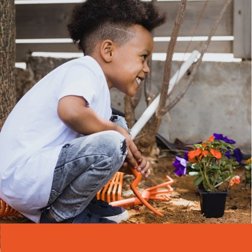 Black+Decker Black and Decker four piece Gardening Hand Toolset for kids – Garden tool bag that holds plastic hand tools WORLDWIDE DELIVERY