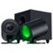 Razer - Nommo V2 Full-Range 2.1 Bluetooth PC Gaming Speakers with Wired Subwoofer (3 Piece) - Black-Front_Standard