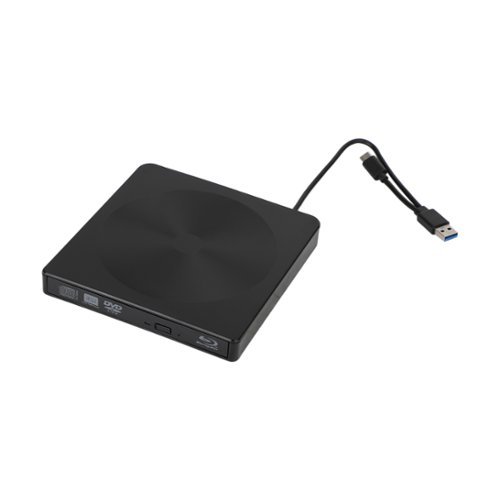 Topteng - Blu-ray Burner - External BD/DVD/CD Reader & Writer, USB 3.0, for Windows & Mac-Front_Standard 