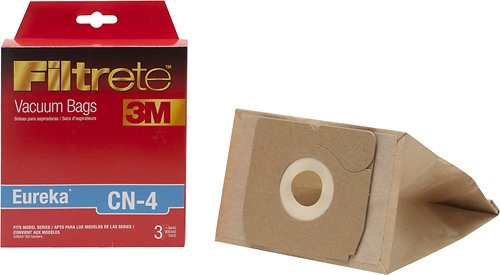  3M - Filtrete Eureka CN-4 MicroAllergen Vacuum Filter (3-Pack) - Brown