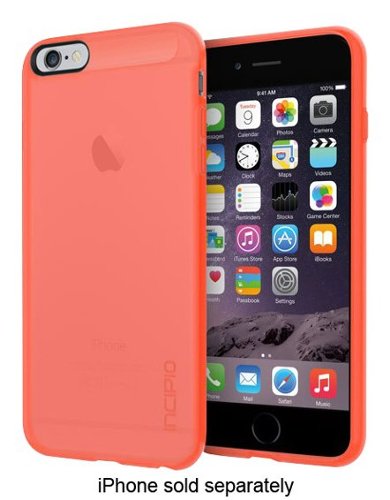  Incipio - NGP Case for Apple® iPhone® 6 Plus and 6s Plus - Translucent Neon Red