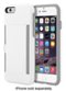 Incipio - STOWAWAY Credit Card Case for Apple® iPhone® 6 and 6s - White/Gray-Front_Standard