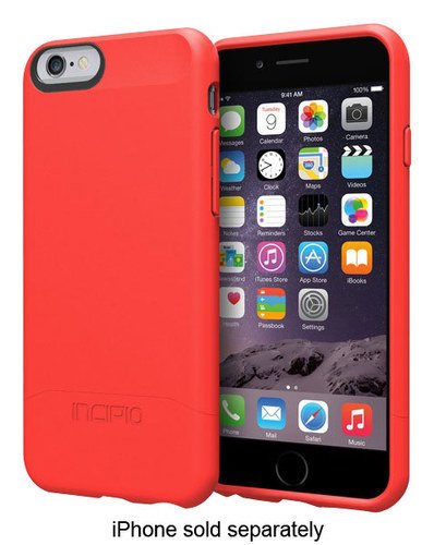  Incipio - EDGE Hard Shell Slider Case for Apple® iPhone® 6 and 6s - Red