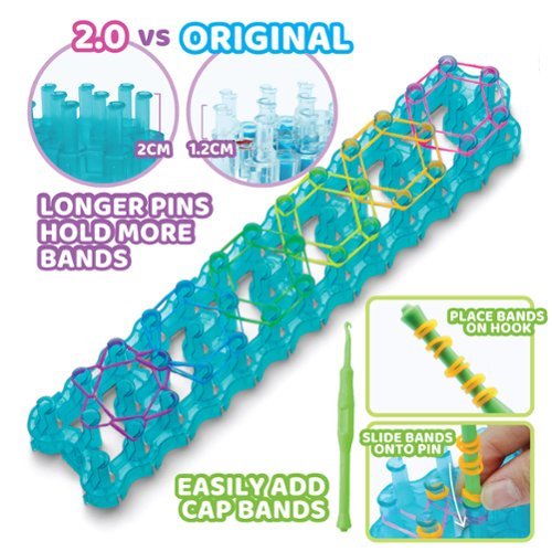 Choon's Design Rainbow Loom- Loomi Pals, MEGA Combo Set Features, 5,600 Rubber Bands SHOP ONLINE