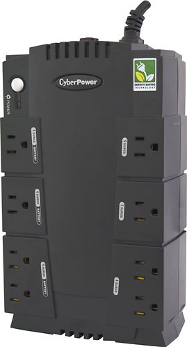  CyberPowerPC - 625VA Battery Back-Up System - Black