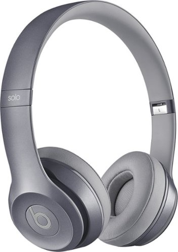  Beats - Solo 2 On-Ear Headphones - Stone Gray