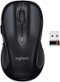 Logitech - M510 Wireless Optical Ambidextrous Mouse - Wireless - Silver/Black-Front_Standard