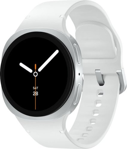 Samsung - Galaxy Watch8 Aluminum Smartwatch 40mm BT - Silver - (2025)-Front_Standard