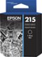 Epson - 215 Standard Capacity Ink Cartridge - Black-Front_Standard