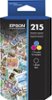 Epson - 215 2-Pack Standard Capacity Ink Cartridges - Black/Multicolor-Front_Standard 