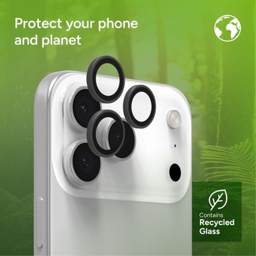 ZAGG Glass Elite Anti-Reflective Lens Protector for Apple iPhone 17 Pro Max/16 Pro Max/Pro/15 Pro Max/Pro - Silver WHERE TO BUY