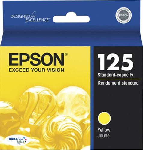 Epson - 125 Standard Capacity Ink Cartridge - Yellow