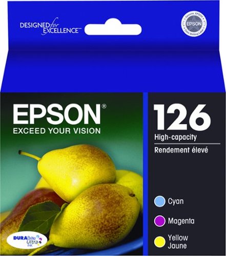  Epson - 126 Multi-Pack XL High-Yield Ink Cartridge - Cyan/Magenta/Yellow
