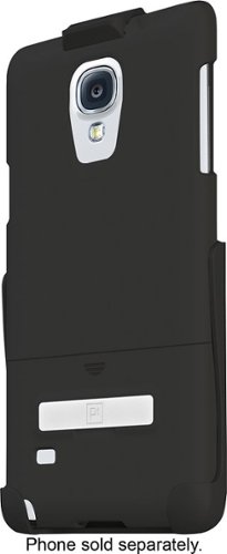  Platinum™ - Case with Holster and Kickstand for Samsung Galaxy Note 4 Cell Phones - Black