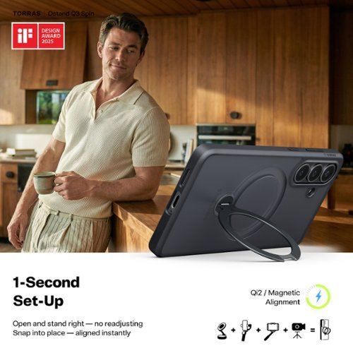 TORRAS Ostand Q3 Spin Series Samsung Galaxy S26 6.3 Phone Case - Black WHERE TO BUY