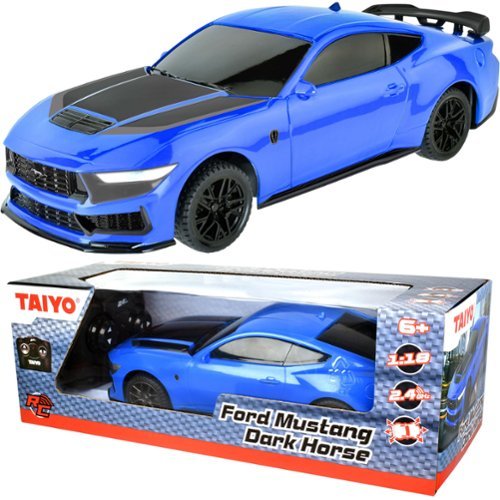 Toy Shock 1:18 Ford Mustang GTD Dark Horse - Blue GLOBAL SHIPPING