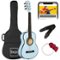 Best Choice Products - 30in Kids Acoustic Guitar Beginner Starter Kit w/ Strap, Case, Strings - Light Blue-Front_Standard