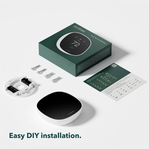 ecobee Smart Thermostat Essential - Programmable Wi-Fi Thermostat - Works with Siri, Alexa, and Google Assistant - White WHERE TO BUY
