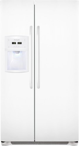 Frigidaire - 22.6 Cu. Ft. Counter-Depth Side-by-Side Refrigerator - Pearl White