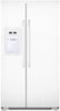 Frigidaire - 22.6 Cu. Ft. Counter-Depth Side-by-Side Refrigerator - Pearl White-Front_Standard 