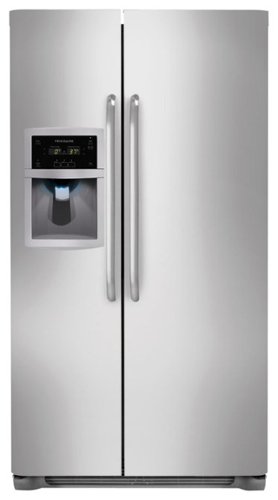  Frigidaire - 22.6 Cu. Ft. Counter-Depth Side-by-Side Refrigerator - Stainless Steel