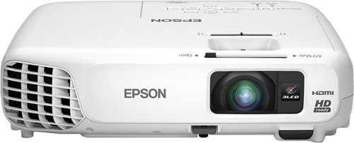  Epson - PowerLite Home Cinema 730HD 720p 3LCD Projector - White