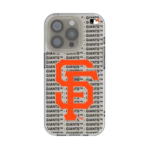 Keyscaper - MLB - San Francisco Giants Text Backdrop Clear iPhone Case - 13 mini - Multicolor-Front_Standard 