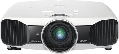 Epson - PowerLite Home Cinema 5030UBe Wireless 3D 1080p 3LCD Projector - White-Front_Standard