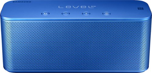  Samsung - Level Box Mini Wireless Bluetooth Speaker - Blue