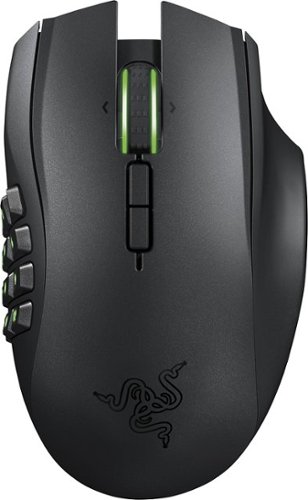  Razer - Naga Epic Chroma Wireless MMO Gaming Mouse - Black