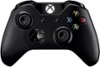 Microsoft - Wired Controller for Xbox One and PC - Black-Front_Standard
