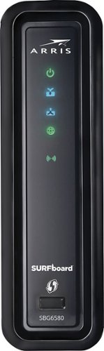  ARRIS - SURFboard eXtreme N300 Dual-Band Router with DOCSIS 3.0 Cable Modem - Black