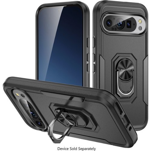 SAHARACASE RAIDER SERIES HEAVY-DUTY CASE FOR GOOGLE PIXEL 9 AND 9 PRO - SCORPION BLACK WORLDWIDE DELIVERY