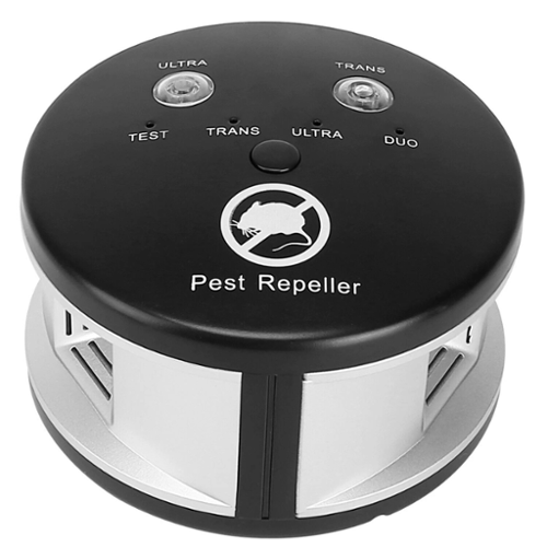 5W Ultrasonic Plug-in Pest Repeller with Dual Speakers-Front_Standard 