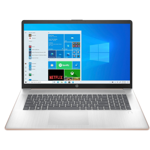 HP - 17-c0000 17.3" 1600 x 900 (HD+) Laptop - Intel Celeron with 8GB Memory - 256 GB SSD - Rose Gold-Front_Standard 