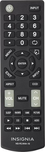  Remote for Select Insignia™ TVs - Black