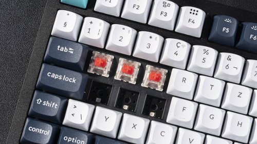 Keychron Q3 Max 80%TKL Custom Wireless RGB Mechanical Keyboard with Programmable QMK/VIA Hot-Swappable Red Switch - Black BUY IN MIDDLE EAST