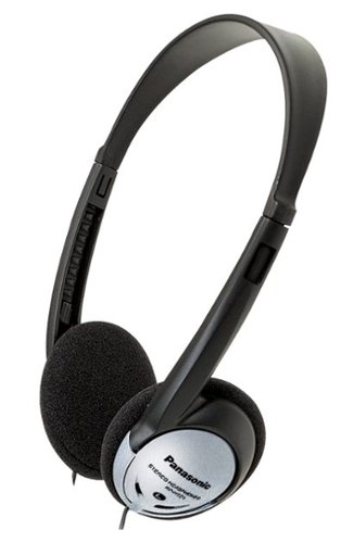  Panasonic - Over-the-Ear Monitor Headphones - Silver/Black