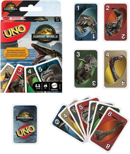  Mattel - UNO: Jurassic World: Rebirth Edition - COLLECTIBLES - Multicolor