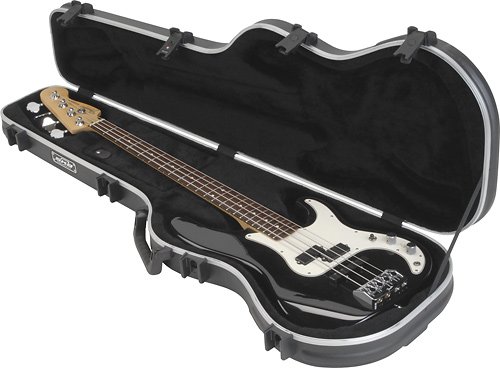  SKB - Hard Shell Case for PRECISON BASS® and JAZZ BASS® Electric Guitars - Black