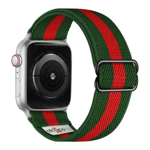Green & Red (Silver Hardware)